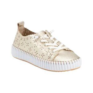 HAPPYMONK Made In Spain Leather Laser Cut Sneakers